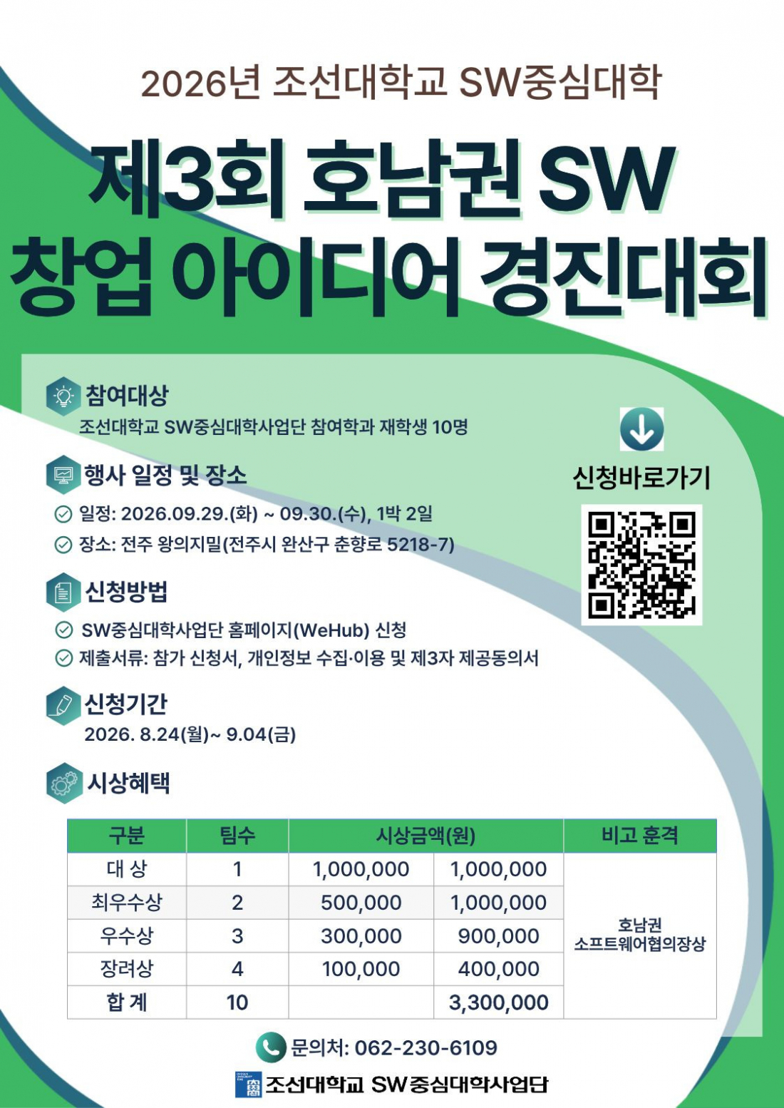 제3회 호남권 SW 창업 아이디어 경진대회